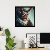Poster Noël Krampus 3 (Bureau à domicile)