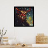 Poster Noël Krampus 4 (Cuisine)