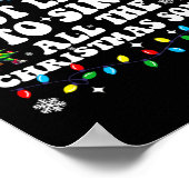 Poster Noël le plus susceptible de chanter toutes les cha (Coin)
