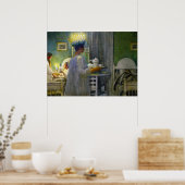 Poster Noël matin, Fête de Saint Lucy (Cuisine)