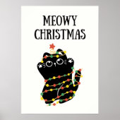 Poster Noël Meowy (Devant)