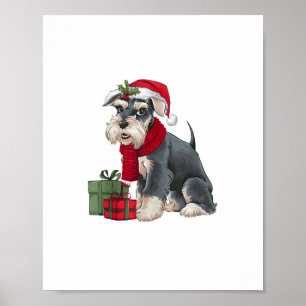 Poster Noël Noël Noël de Noël du Giant de Père Noël Schna