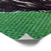 Poster Noël noir du Père Noël africain (Coin)