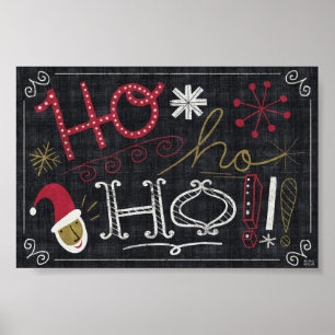 Poster Noël original Père Noël