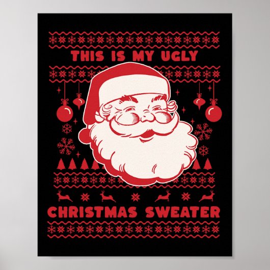 Poster Noël pas si moche (Devant)