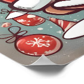 Poster Noël Père Noël (Coin)