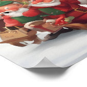 Poster Noël Père Noël (Coin)