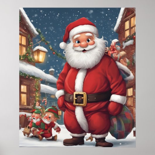 Poster Noël Père Noël (Devant)