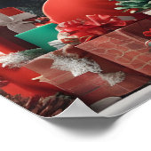 Poster Noël Père Noël (Coin)