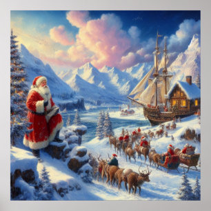 Poster Noël Père Noël 6