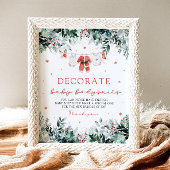 Poster Noël Père Noël Bébé Décorer Bodysues bébé Jeu