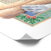 Poster Noël Père Noël Imprimer (Coin)