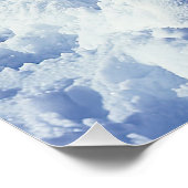 Poster Noël Pitbull Chien Snowman (Coin)