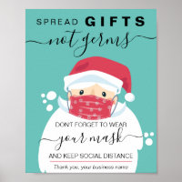 Noël porter un masque signe de sécurité masqué Pèr