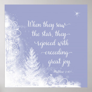 Poster Noël - Quand ils ont vu l'étoile