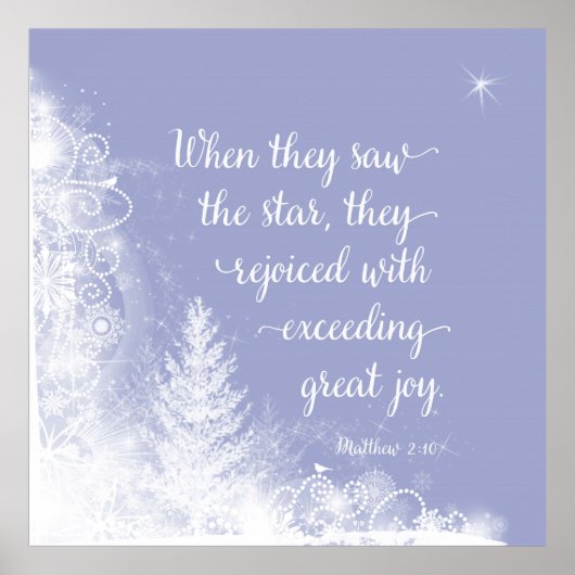 Poster Noël - Quand ils ont vu l'étoile (Devant)