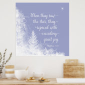 Poster Noël - Quand ils ont vu l'étoile (Cuisine)