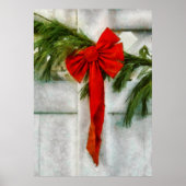 Poster Noël - Ruban (Devant)