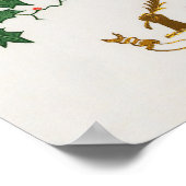 Poster Noël saint branche vacances (Coin)