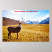 Poster Noël Salutations Mon Hunter Gatherer (Devant)