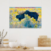 Poster Noël Salutations Mon Hunter Gatherer (Cuisine)