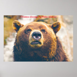 Poster Noël Salutations Mon Hunter Gatherer