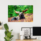 Poster Noël Salutations Mon Hunter Gatherer (Bureau à domicile)