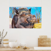 Poster Noël salutations Papa Hunter Gatherer (Cuisine)