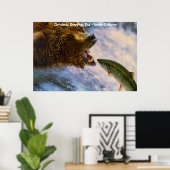 Poster Noël salutations Papa Hunter Gatherer (Bureau à domicile)