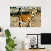 Poster Noël salutations Papa Hunter Gatherer (Bureau à domicile)