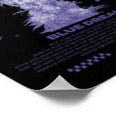 Poster Noël Sativa Hybride Souche Blue Dream (Coin)