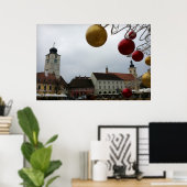 Poster Noël silencieux (Bureau à domicile)