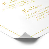 Poster Noël simple et élégant | Signature Boissons (Coin)