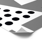 Poster Noël simple : Motif d'arbre Abstrait (Coin)