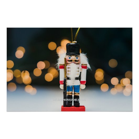 Poster Noël SlipperyJoe nutcracker figurine ornement (Devant)