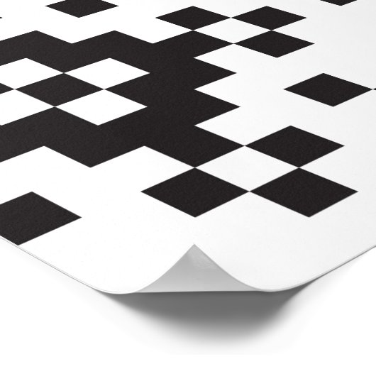 Poster Noël Snowflakes Fair Isle Seamless Patternart (Coin)