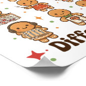Poster Noël Sped Professeur Tous les biscuits communiquen (Coin)