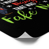 Poster Noël Trump Cher Père Noël Faux News Drôle Noël Moi (Coin)