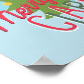 Poster Noël vacances Joyeux Clarkmas (Coin)