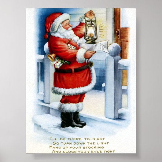 Poster noël vintage (Devant)