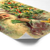 Poster Noël vintage (Coin)