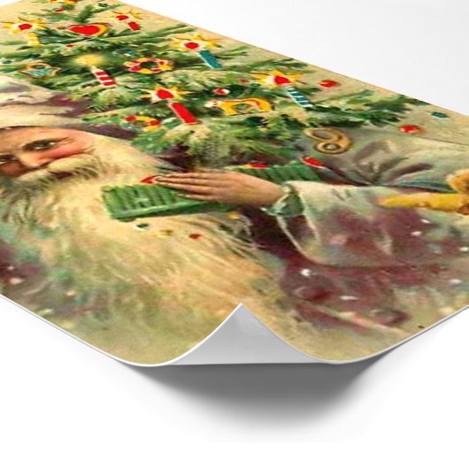 Poster Noël vintage (Coin)