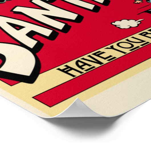 Poster Noël vintage (Coin)