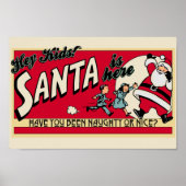 Poster Noël vintage (Devant)