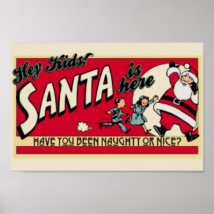 Poster Noël vintage