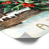 Poster Noël vintage (Coin)