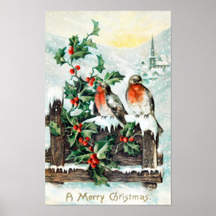 Poster Noël vintage