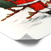 Poster Noël vintage (Coin)