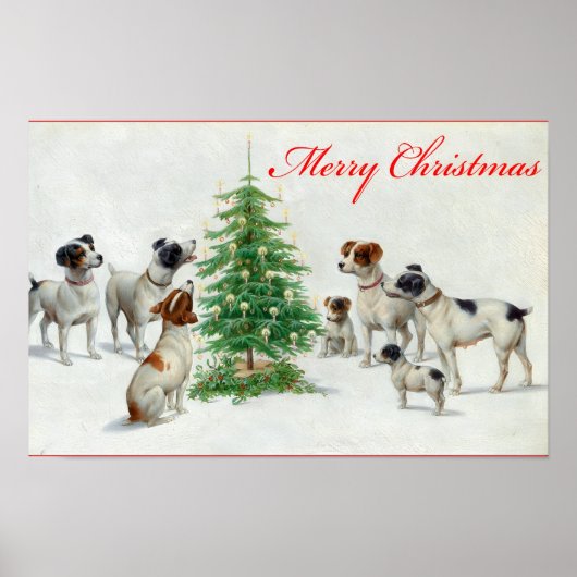 Poster Noël vintage