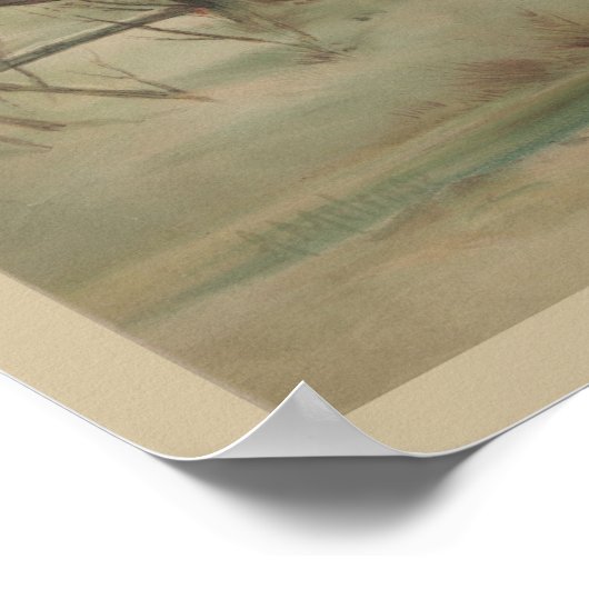 Poster Noël vintage (Coin)